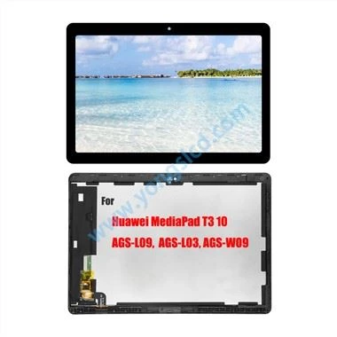 For Huawei MediaPad T3 10 LCD -berøringsskjerm